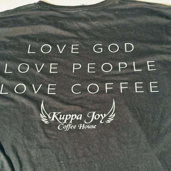 Kuppa Joy Coffee House T-Shirt - Graphic - Size Medium - Black - California - Picture 5 of 8